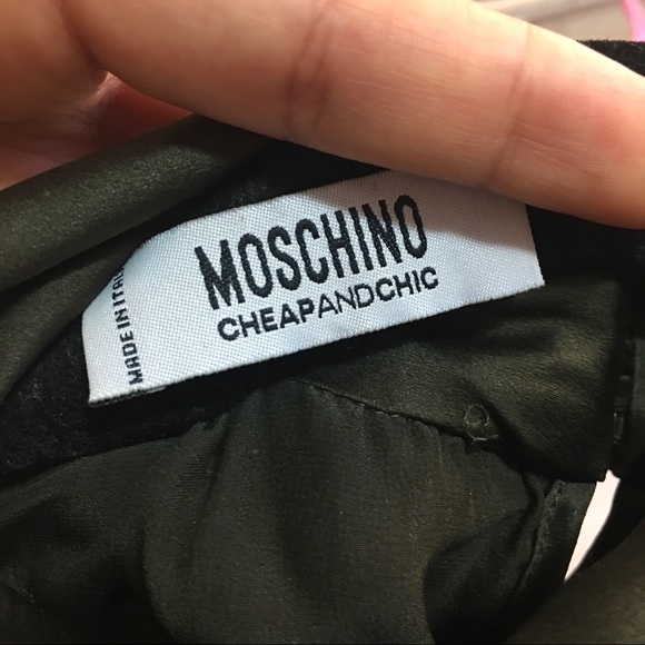Moschino Cheap and Chic Silk Green Top - Picture 5 of 5